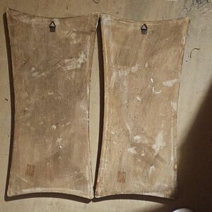 Italian Florentine Toleware wood Turner wall Art plaques 14.5" Bridgerton Gold